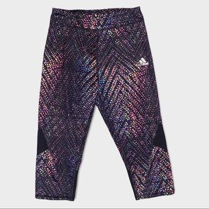 Adidas Climalite Capri Leggings Girl’s Sz 7/8